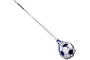 Football Kick Trainer, Solo Soccer Kick Trainer Adjustable Soccer Ball Kick Net Elastic Reinforced Durable Nylon Football Tra
