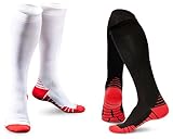 Graduated Compression Socks for Women and Men - Medical Graduated 20-30 Mmhg - Recommended for Running, Jogging, Sports, Flight Travel, Maternity, Joint Pain Relief, Arthritis and Injury Recovery
