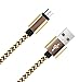 Micro USB Cable, UNISAME 3 Pack 3Ft Nylon Braided Micro USB Fast Charging Sync Data Cable for Galaxy S7 S6 edge S5 Note 4 5 Tab, Moto G X, HTC LG and more android devices
