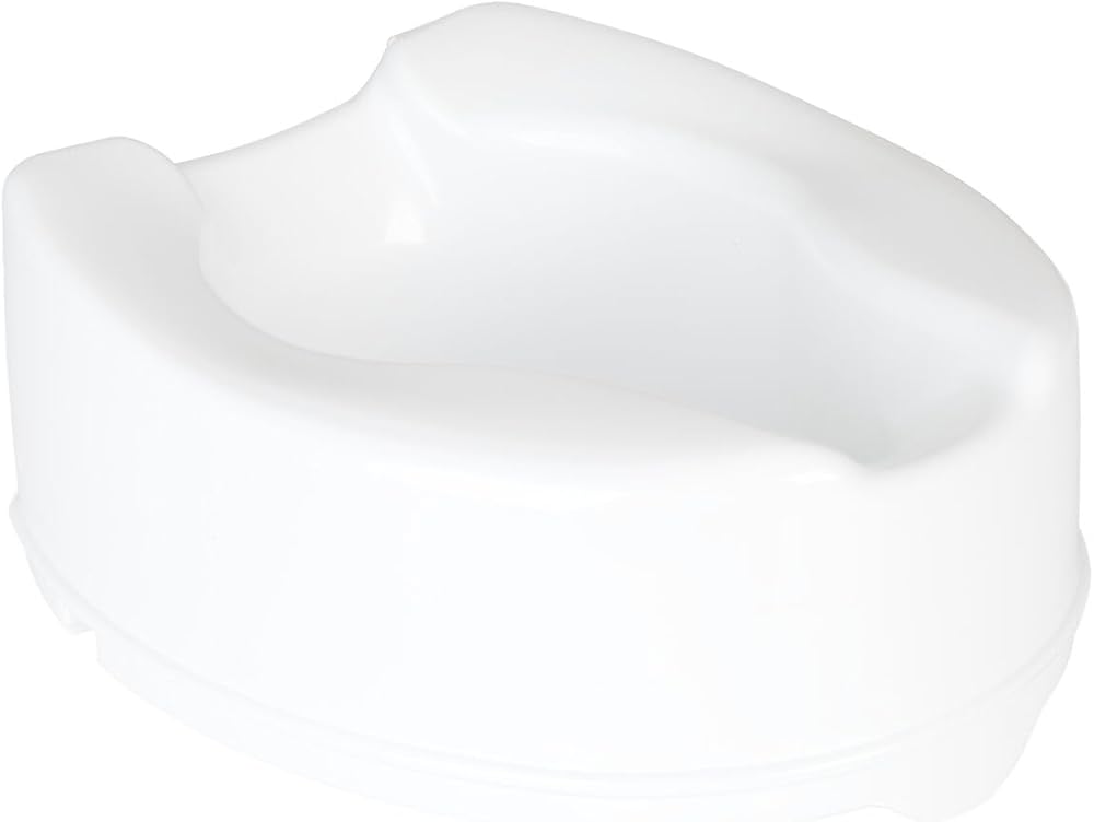 Homecraft Savanah Raised Toilet Seat Elongated 150 mm White