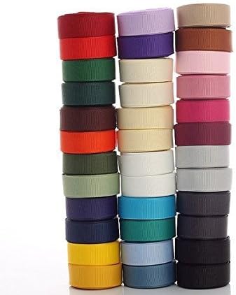 Petersham Grosgrain Ribbon for Crafts,15mm,18 Col Mix Gift Box or Buy 4 Meters (Cappuccino)