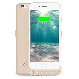 BoxLegend 3000mAh Polymer Battery Charger Charging Case for iphone 6/6s - Gold