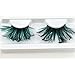L'asher Green Feather False Eyelashes Eye Lashes Party Dance Halloween Costume (1 Pair)