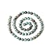 Qiwan 60PCS 6mm Natural African Turquoise Stone Jewellery String, Round Loose Beads for DIY Jewelry Making, 1 String/15 Inches