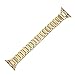 Crystal Rhinestone Diamond Watch Band Luxury Stainless Steel Bracelet Strap Watch Bands for Apple Watch series 1 series 2 series 3 (38mm Gold)