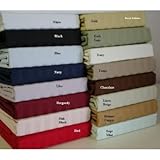 600TC 2 pairs (4pc) Stripes Chocolate standard pillowcases 100% Cotton by sheetsnthings