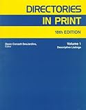 Directories in Print, , 0787630144