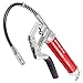 Carbyne Pistol Grip Mini Grease Gun, 3000 PSI, Heavy Duty Professional Quality, Anodized Aluminum Barrel. 12 inch Heavy Duty Reinforced Flex Hose, 4 inch Rigid Tube & Coupler. 2-Way Loading
