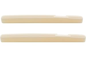 Musiclily Compensated Acoustic Guitar Bone Saddle 72mm Wide(Pack of 2)