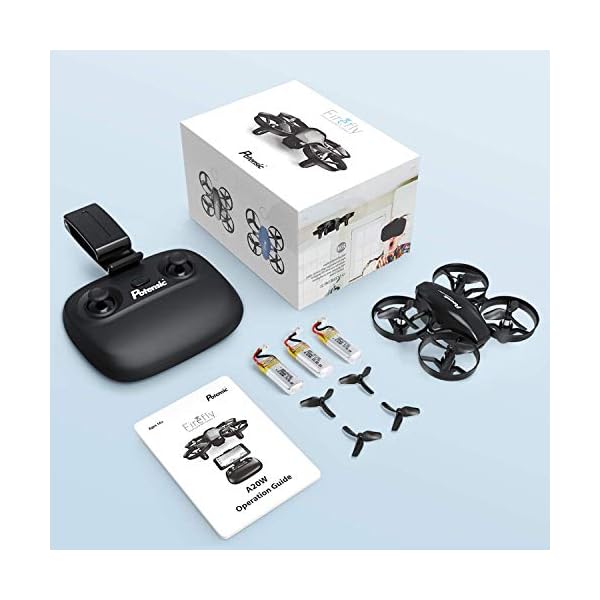Potensic Mini Drohne mit Kamera RC Quadrocopter 2.4Ghz FPV Live Übertragung Ferngesteuerte Kinder Drohne Spielzeug für… – Bild 8