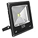 Lighting EVER GMLED02 LE 50W Super Bright Outdoor LED Flood, 150W HPS Bulb Equivalent, Waterproof, 3750lm, Daylight White, 6000K, Security Lights, Floodlight, Black