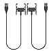 Everyday Essentials 2PCs Replacement USB Charger Charging Cable for Fitbit Charge 2 Band Wireless Activity Bracelet