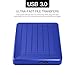 Maxone 320GB External Hard Drive Upgrade 2.5'' Portable HDD USB 3.0 for PC, Laptop, Mac, Xbox one, PS4, Chromebook, Smart TV - Blue