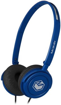MQbix MQHP300BLU Vortex Street Style Stereo Headphones - Blue