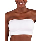 Truekind Wireless Strapless Bra, Bandeau Bra, Small to Plus Size Strapless Bras for Women, Tube Top