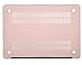MOSISO Plastic Hard Case & Keyboard Cover Compatible with MacBook Air 11 inch, Pure Lilac Pink