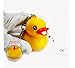 Animal Design LED Keychain with Sound Kid Toy (Yellow Duck)
