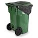 PlasticMill Heavy Duty Trash Bags - Black Garbage Bags - Plastic Trash Bags for Large Rolling Trash Bins - Tall Trash Bags - 100-Gallon Large Kitchen Trash Bags, 1.3 Mil, 67