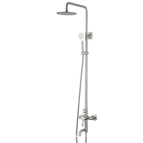 Panel De Ducha Con Luz Led, Juego De Grifo Con Pantalla Digital, Chorro