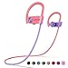 LETSCOM Bluetooth Headphones IPX7 Waterproof, Wireless Sport Earphones, HiFi Bass Stereo Sweatproof Earbuds w/Mic, Noise Cancelling Headset for Workout, Running, Gym, 8 Hours Play Time
