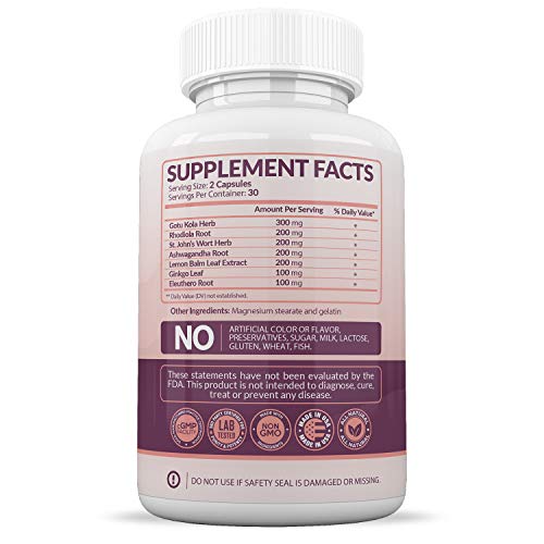 Happy Pills Natural Anti Anxiety Relief & Depression Supplement