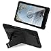 Fosmon HYBO-V Detachable Hybrid TPU + PC Kickstand Case for Google Nexus 7 FHD Tablet (2nd Generation, 2013) (Black / Black)