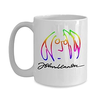 John Lennon Mug Imagine Motion Nouvelle Tasse À Café En Boîte Officielle,Drôle,Tasse,Thé,Cadeau Pour Noël,Noël,Papa… - Les Beatles, Paul McCartney, John Lennon, RIngo Starr, George Harrison