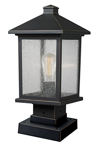 Z-Lite 531PHMS-SQPM-ORB 1 Outdoor Pier Mount Light, Other