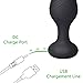 Cob Vibrating Anal Vibrator with 10 Patterns, Rechargeable Anal Plug Silicone Sex Toys for Men