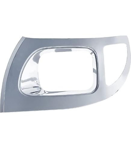 Amazon.com: Chrome Headlight Bezel Pair Compatible with