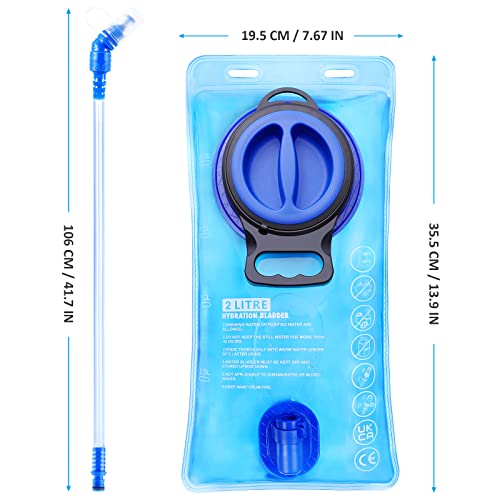 GIEMIT Hydration Bladder 2 Liter Water Bladder LeakProof Hydration