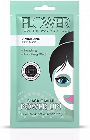 Flower Revitalizing Power Up Sheet Mask, 0.7 oz (Pack of 2)