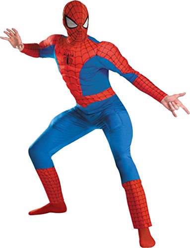 Disguise Costumes Men's Spider-Man Deluxe Ad Muscle 50-52
