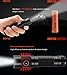 Rofis MR30 1600 Lumens CREE XHP35 High Intensity LED Side Switch Powerful Rechargeable and Dischargeable Search Flashlight Tactical Flashlight with 1 x Rechargeable Battery (MR30)