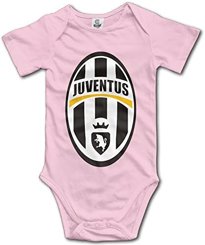 Smart Trade Good Juventus Soccer Club Newborn Infant Baby Clothes T-Shirt Baby Onesie Pink 6 Months
