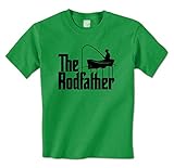 The RodFather - Funny Godfather Fishing Joke Fisherman Mens T-Shirt