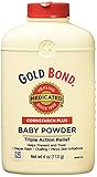 Gold Bond Cornstarch Plus Baby Powder 4 oz (Pack of 3)