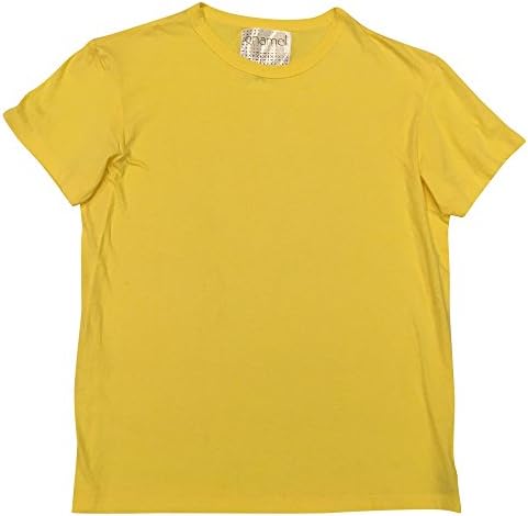 Men's Supreme Comfort Muscle Fit Crew-Neck T-Shirt (Yellow, Medium)