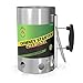 Firefly Grill 'N More Charcoal Chimney Starter, Charcoal Starter, Stainless Steel Charcoal Chimney Starter, No Lighter Fluid, 5 LB. Charcoal Capacity, Heat Resistant Handle