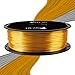 Silk Gold 3D Printer 1.75mm PLA Filament 1kg 2.2lbs Spool High Diameter Accuracy Widely Compatible for 3D Printer, Silk Metallic Gold PLA 3D Printer Filament by TTYT3D