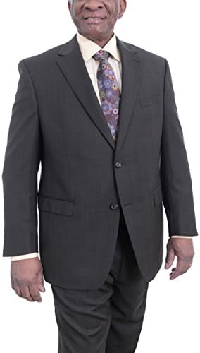 Ralph Lauren Classic Fit Dark Olive Plaid Two Button Pleated Wool Suit
