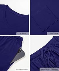 RUBZOOF Women's Short Sleeve Pajama Sets with