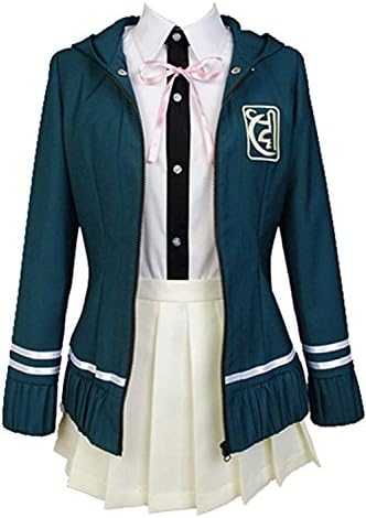 Chiaki Nanami Ultimate Gamer Green Outfit Uniform Cosplay Costume