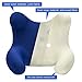 Car Travel Pillow Head Chin and Neck Support Pillow Rest, Mudder Memory Foam Neck Pillow for Car Comfort Claw-style with Machine Washable Cover (Blue)
