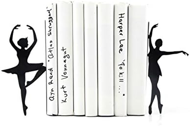 Ballerinas Bookends Passé simple // Bookshelf Decor // Ballet Nursery theme // Kids room decor // Gift for a ballet dancer // Black metal book holders // gifts for dancers // dance teacher gift ideas