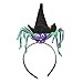 Set of 4 Halloween Pumpkin Witch Spider Headbands by Spooktacular Creations for Halloween Party Supplies, Cosplay, Photo Booth (One Size Fit All)