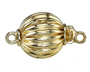 THE PEARL SOURCE 14K Gold Baroque Genuine Black Tahitian South Sea