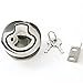 Amarine Made Boat Marine 2” Locking Stainless Steel Flush Pull Slam Latch Hatch Lift 2
