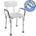 Medical Tool-Free Assembly Spa Bathtub Shower Lift Chair, Portable Bath Seat, Adjustable Shower Bench, White Bathtub Lift Chair with Arms primary