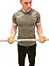 Core Prodigy Fit Grips - Thick Grip Training Adapter for Fat Bar Weight Lifting, Barbells, Dumbbells (Yellow Sphere)